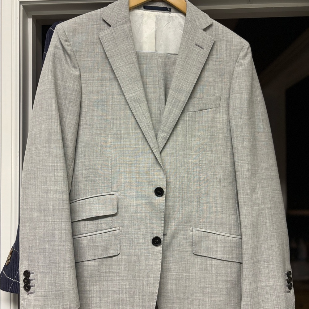 Grey Suitsupply Full Suit - Super 130 Wool